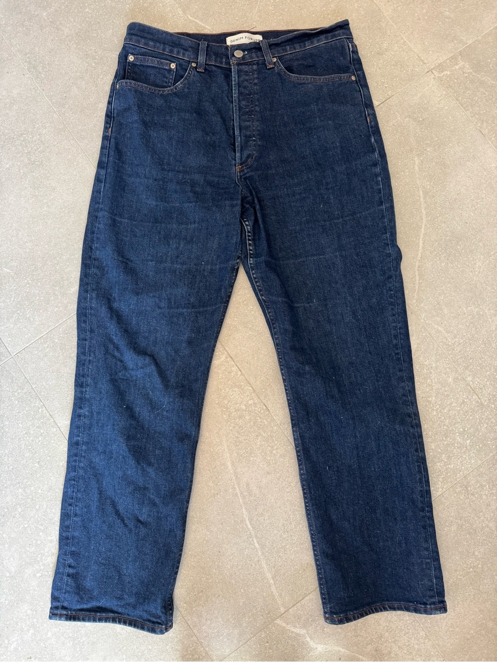 Denim Forum The Arlo Hi-Rise Straight Jean